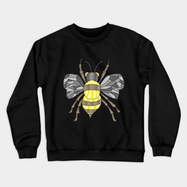 abstract bee Crewneck Sweatshirt by Artista abstracta